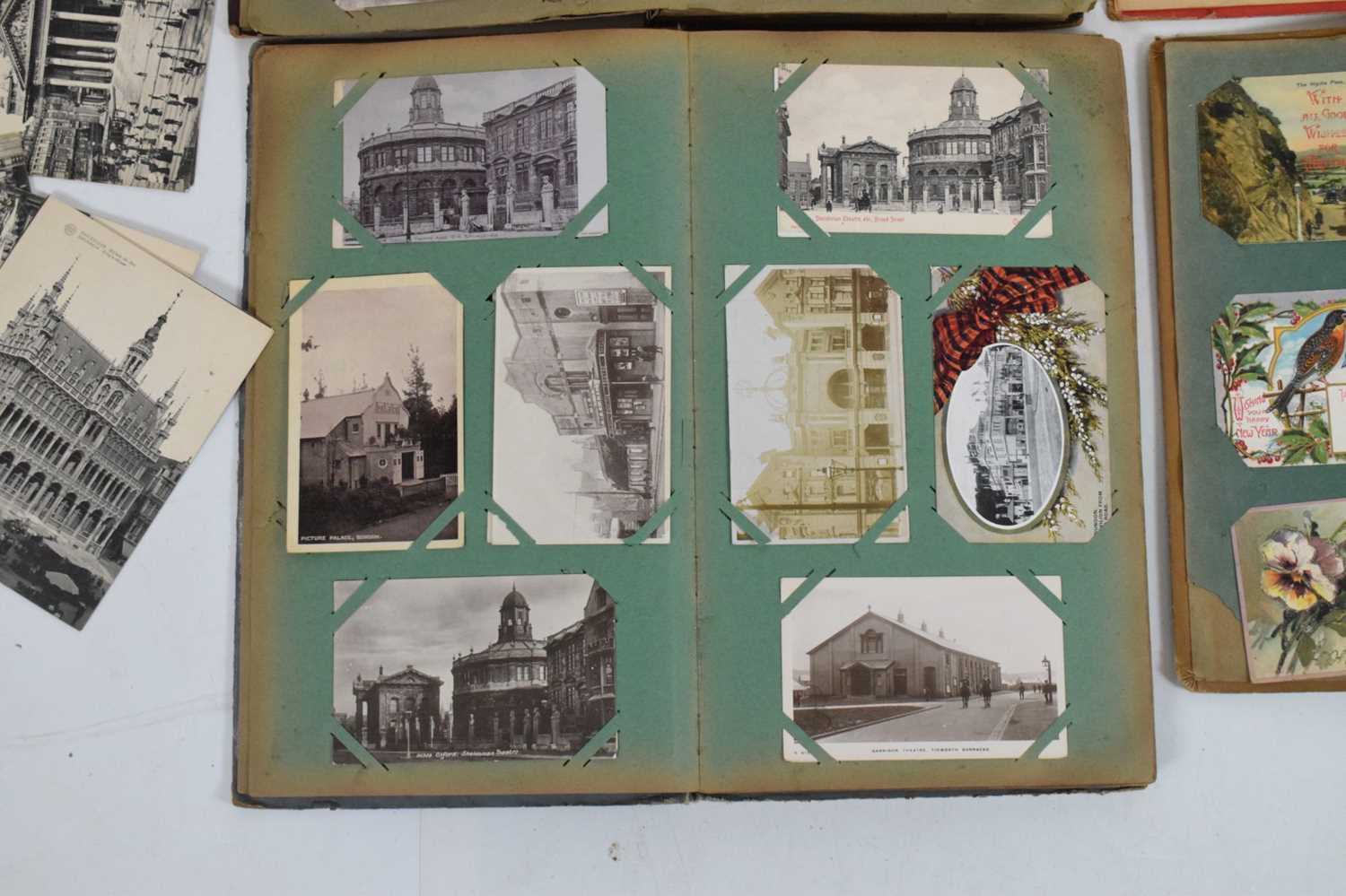 Quantity of early 20th Century postcard albums, - Image 3 of 16