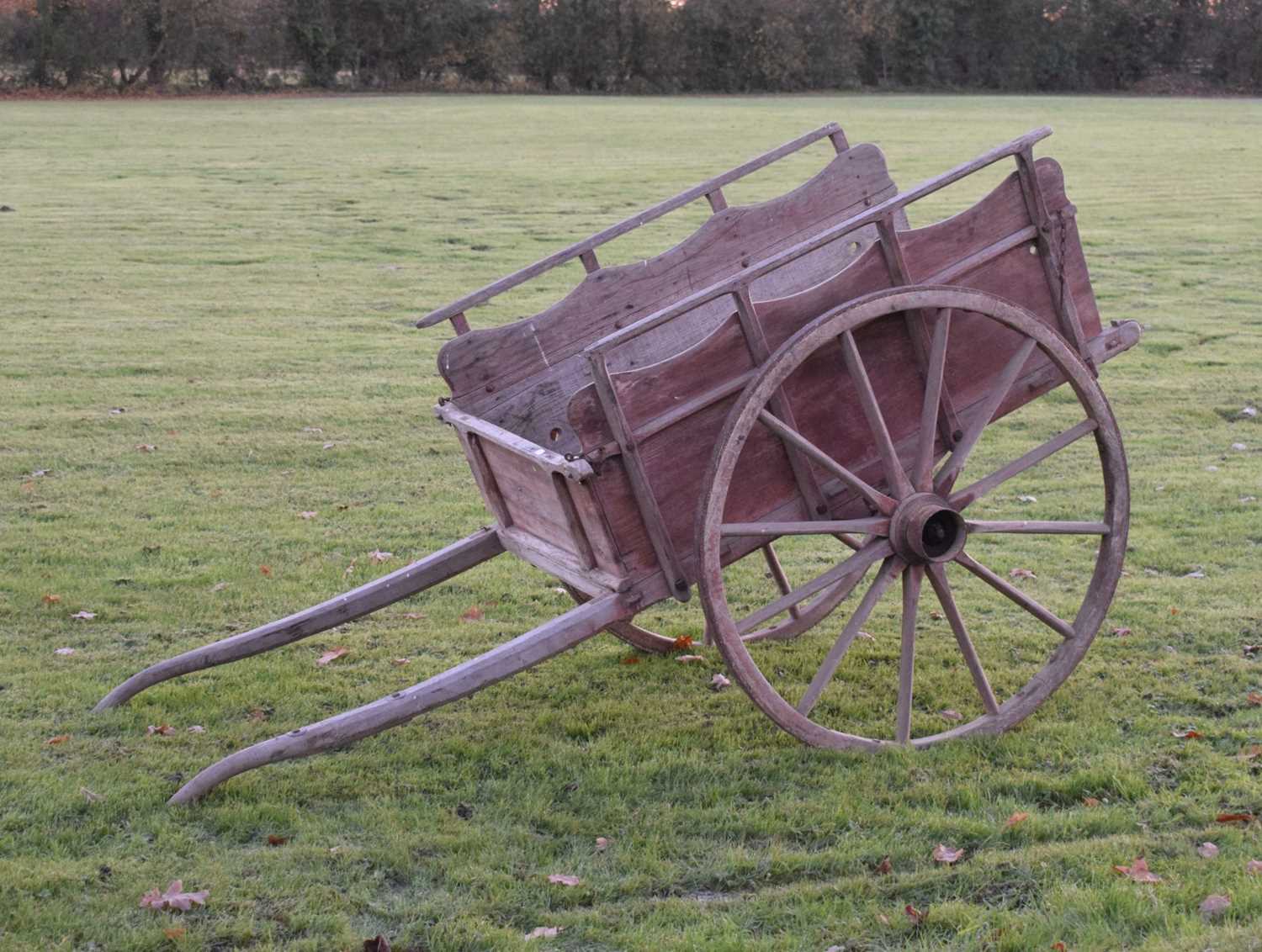 Antique wooden cart