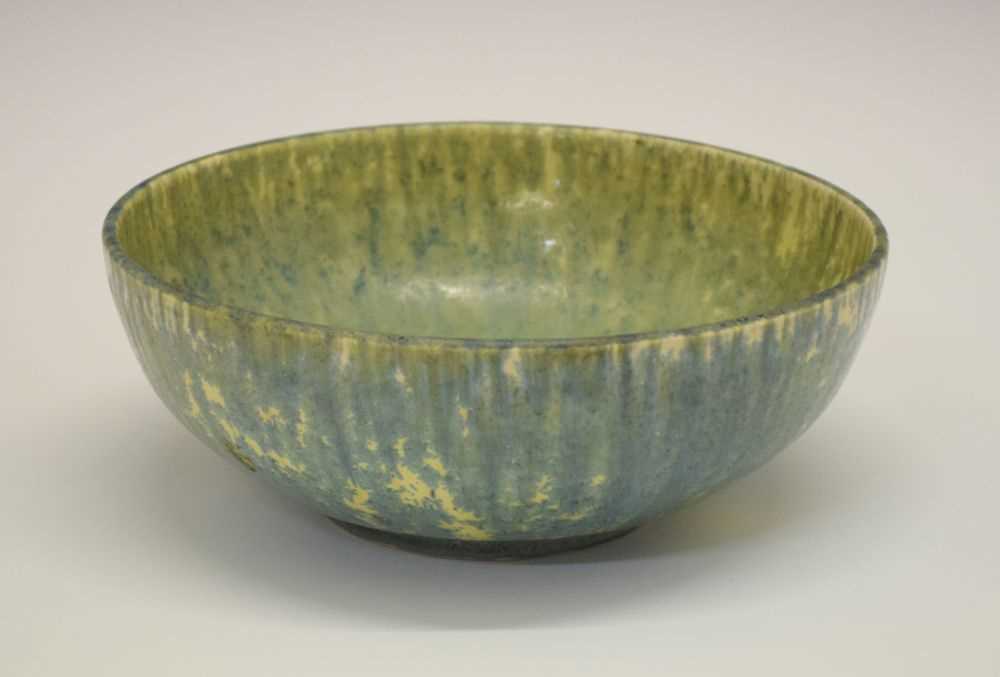 Ruskin Pottery - Crystaline glaze trial bowl