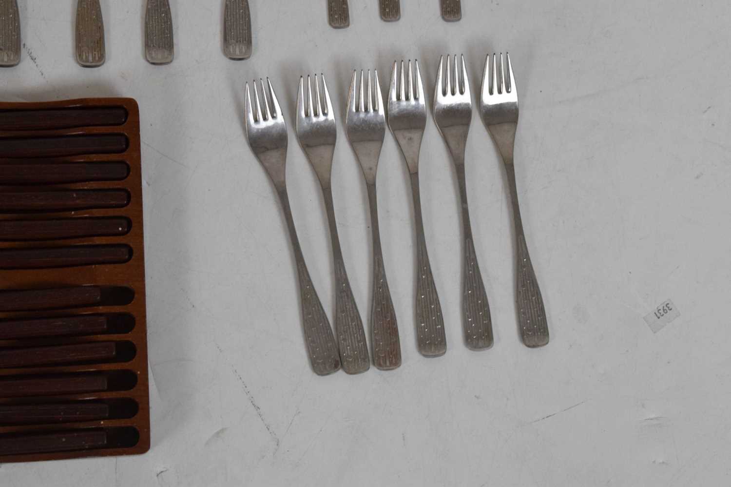 Quantity of late 20th Century teak handled cutlery - Image 11 of 14