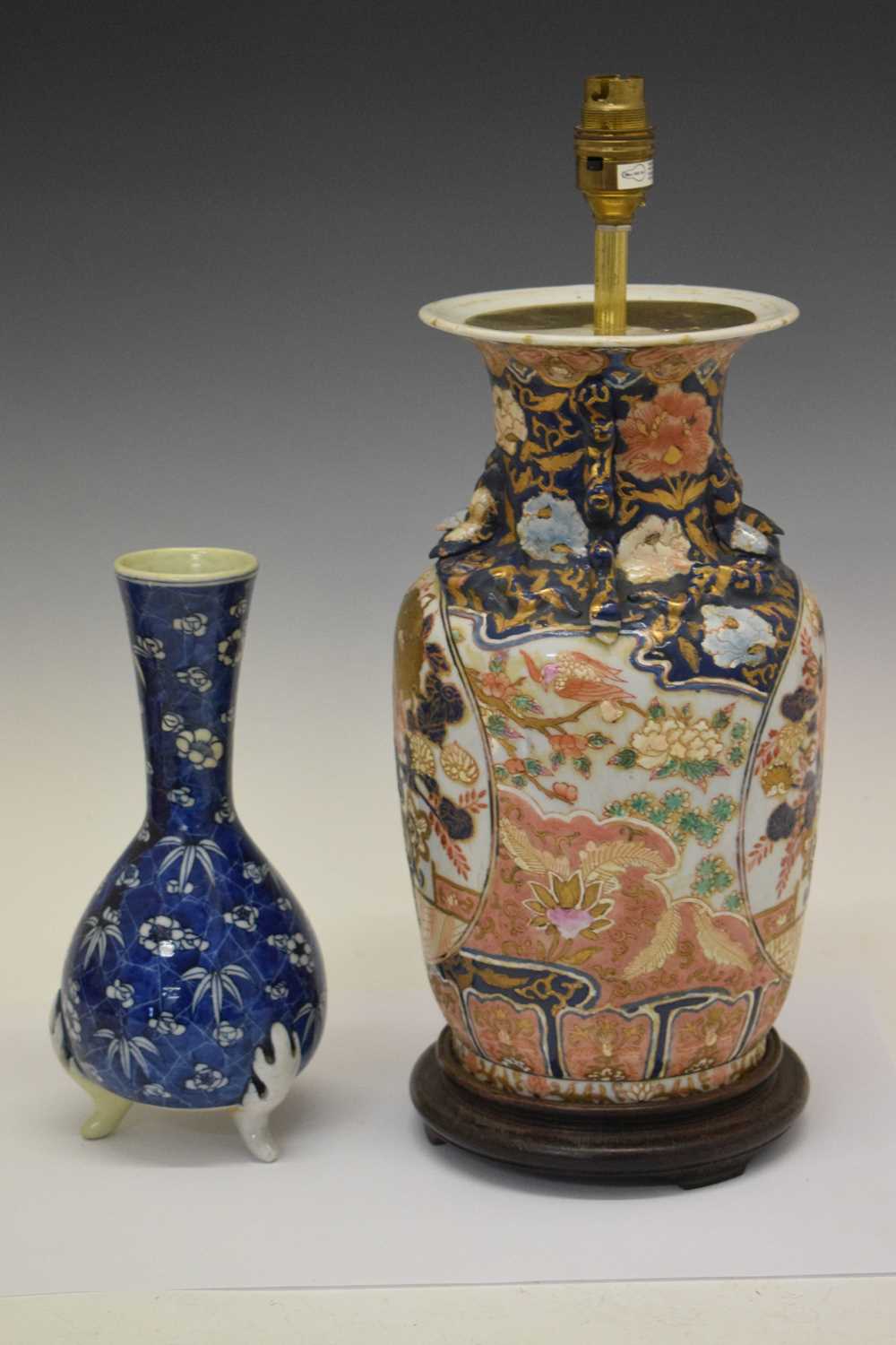 Pair of Chinese pottery vases with dragon decoration, - Image 11 of 18