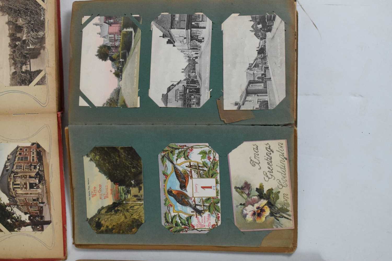 Quantity of early 20th Century postcard albums, - Image 2 of 16