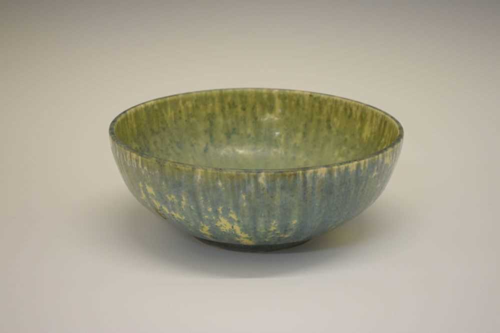 Ruskin Pottery - Crystaline glaze trial bowl - Image 3 of 8