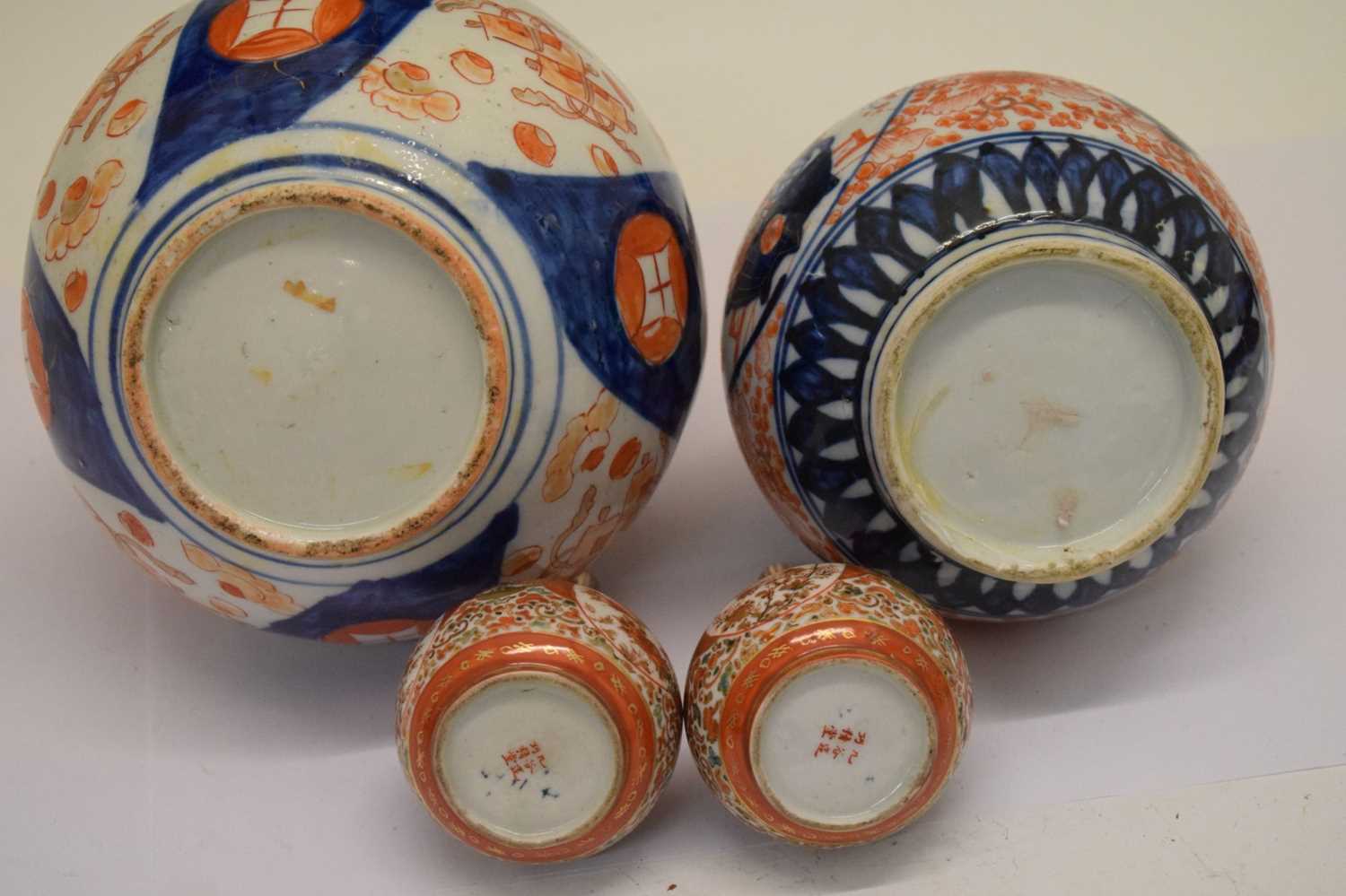 Two Imari pattern vases together with a quantity of Japanese and Chinese ceramics - Image 20 of 22