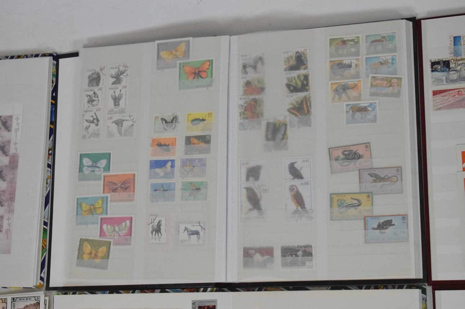 Quantity of world stamps in seven stock books and loose - Image 13 of 14