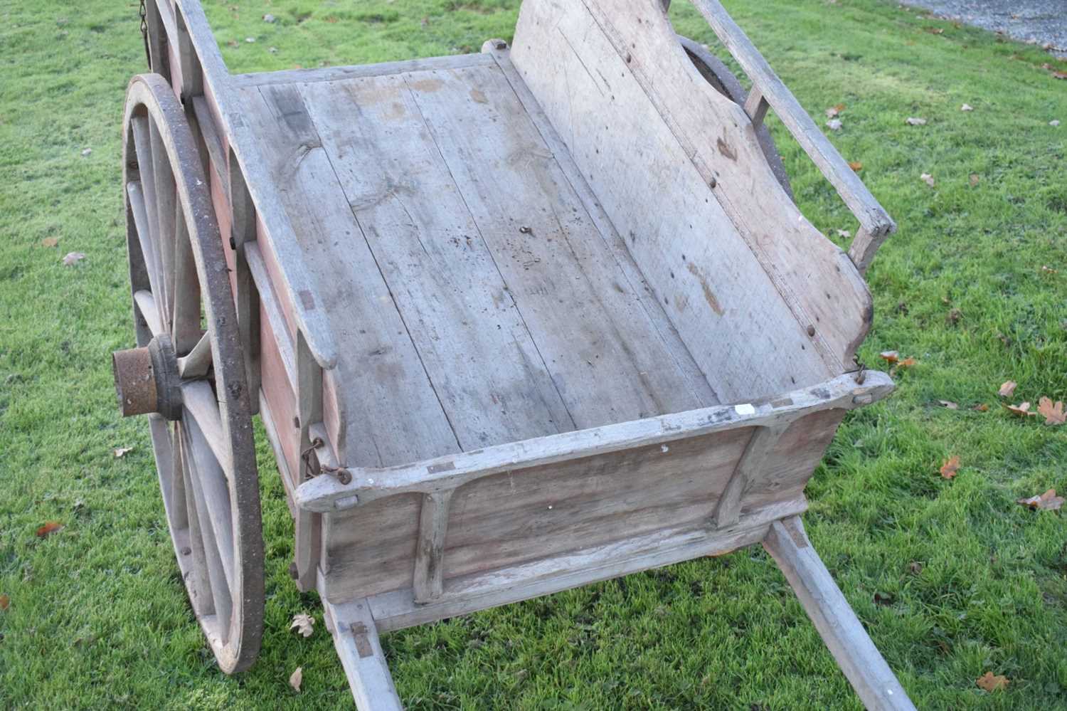 Antique wooden cart - Image 7 of 12