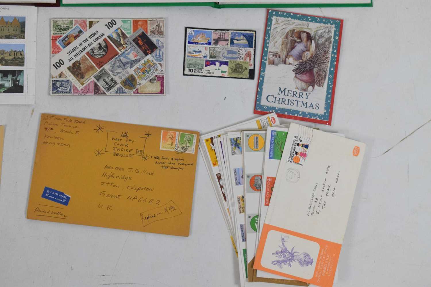 Quantity of world stamps in seven stock books and loose - Image 12 of 14