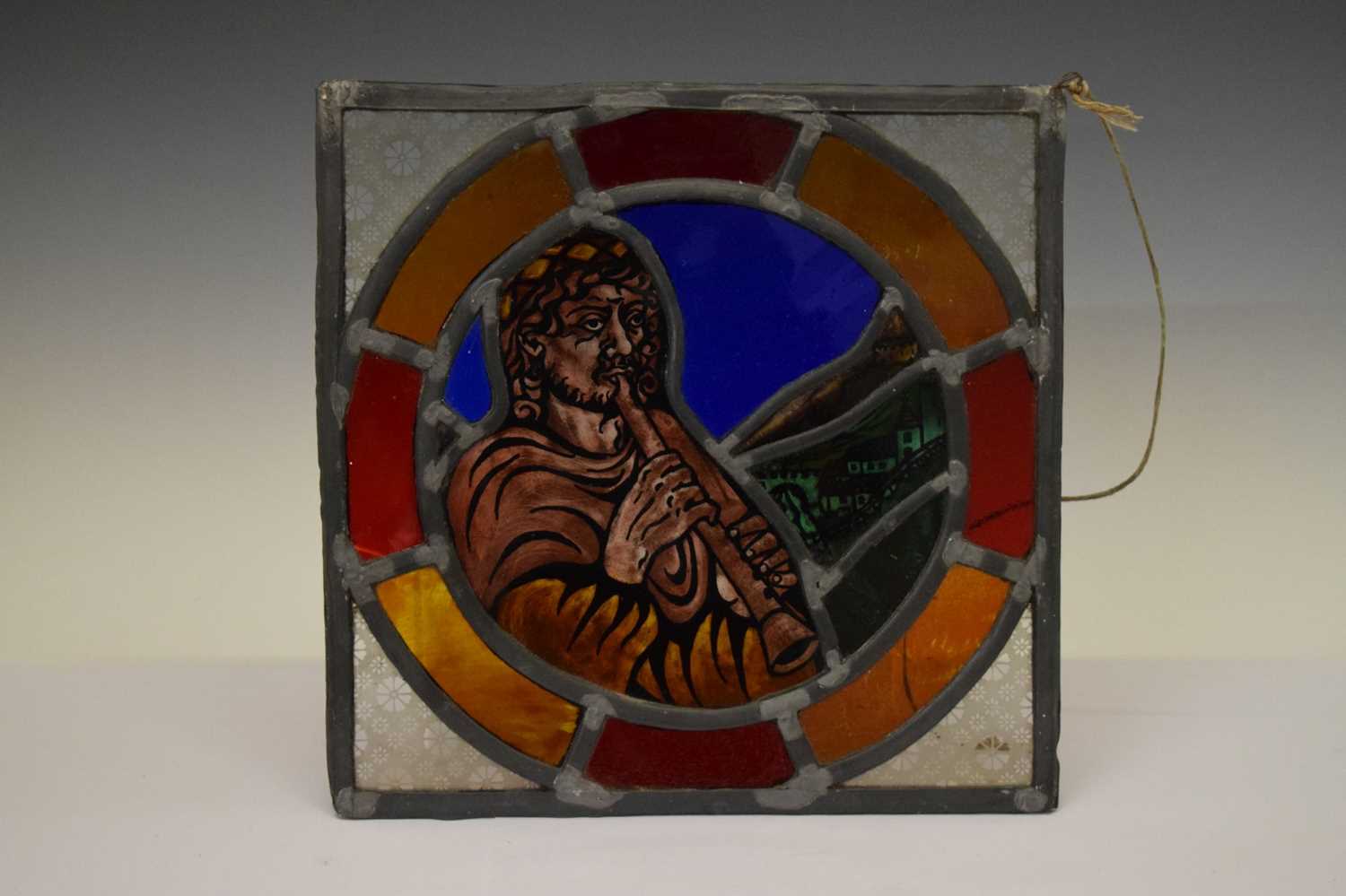 Stained glass panel