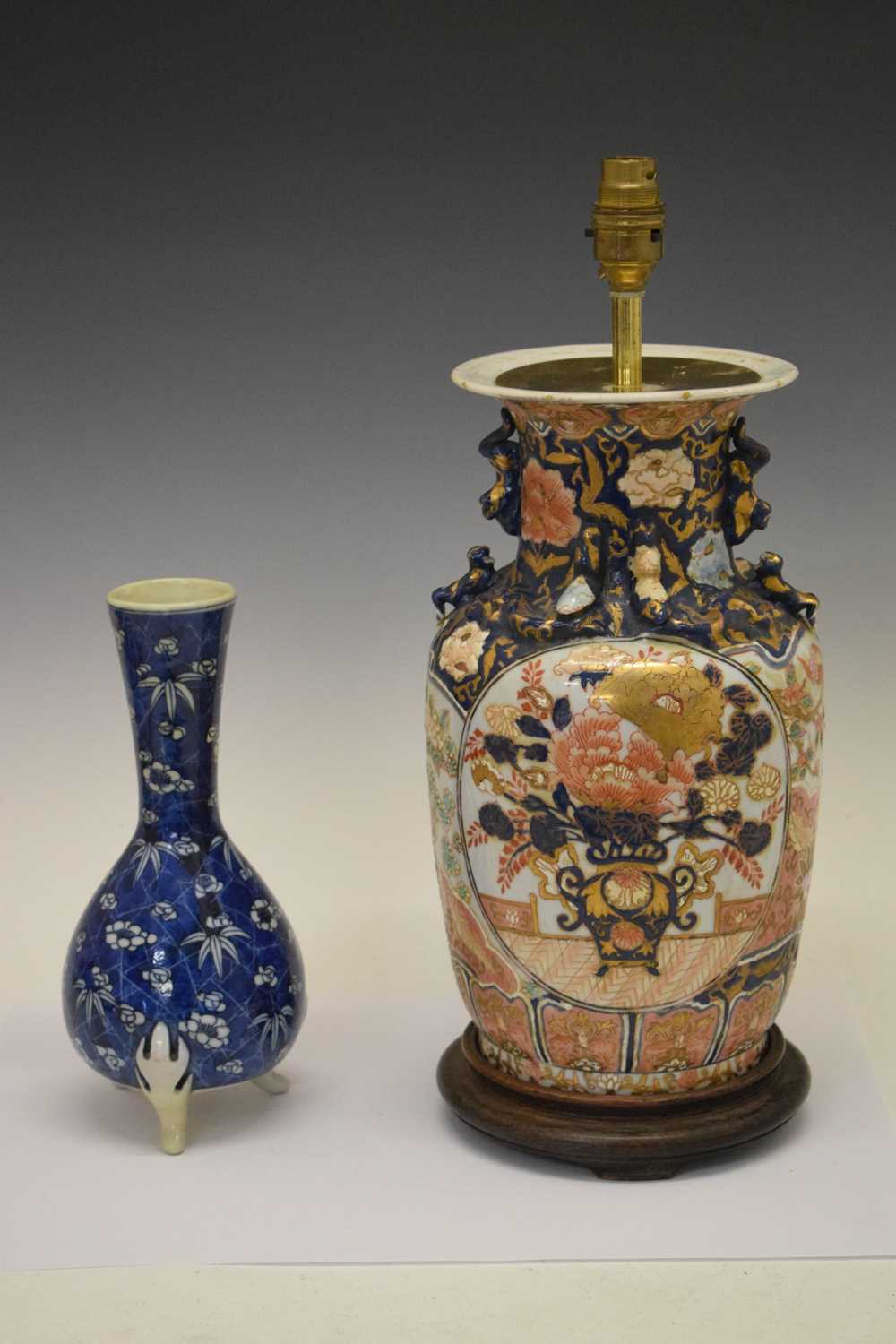 Pair of Chinese pottery vases with dragon decoration, - Image 8 of 18