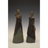 Two limited edition Soul Journey Maasai figures