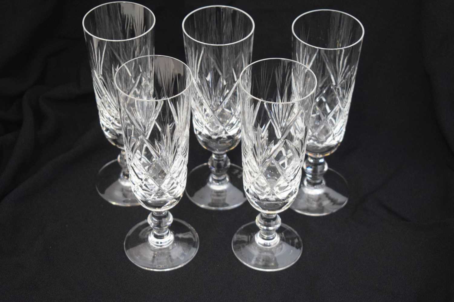 Quantity of Royal Brierley crystal glasses - Image 18 of 20