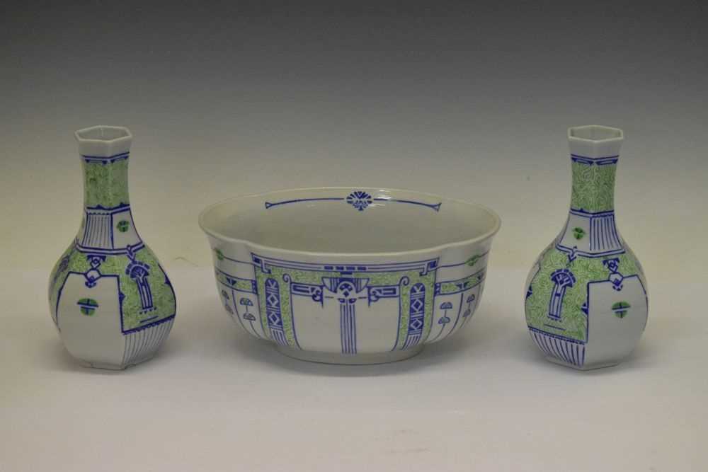 Group of French Art Deco-style ceramics - Image 3 of 17