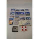 Sixteen boxed 1:400 scale mainly Dragon Wings model planes