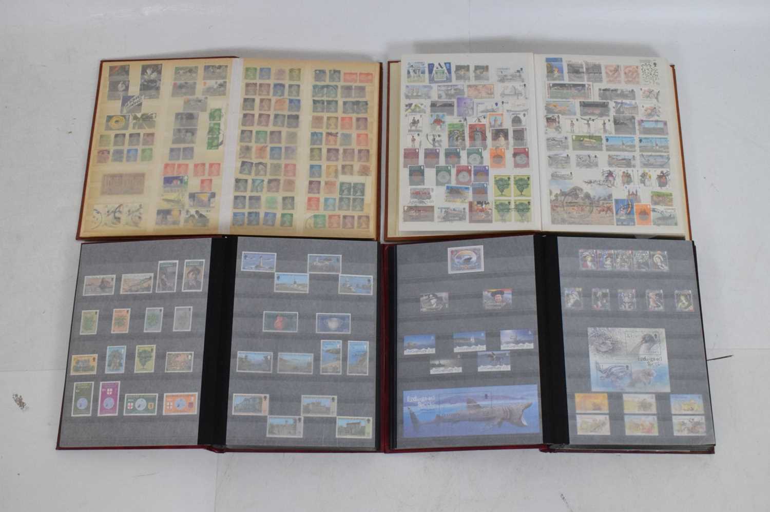 Collection of Channel Island stamps in two stock books - Image 2 of 6