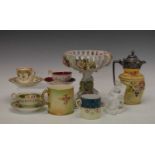 Quantity of assorted 19th Century ceramics,