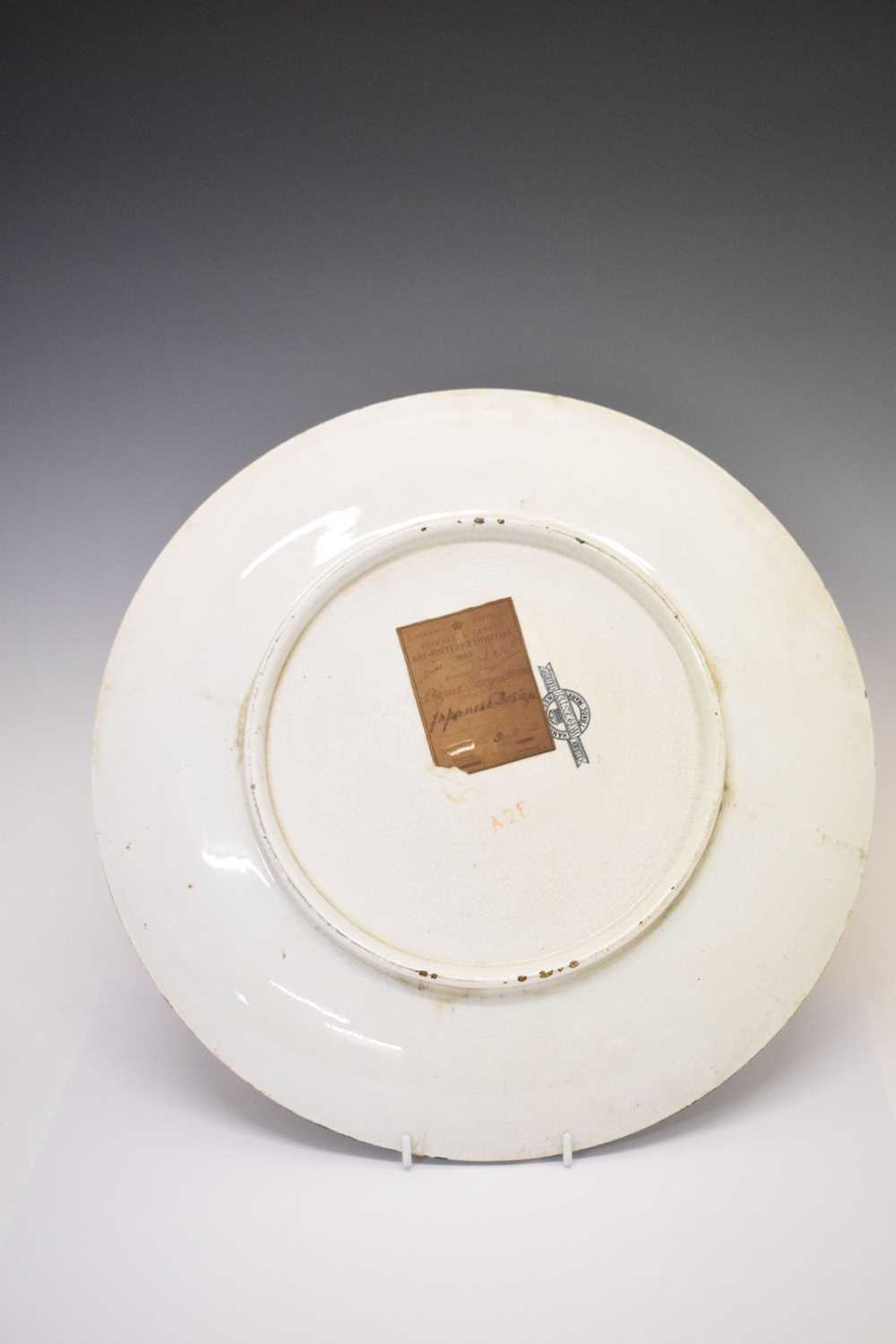 Aesthetic Charger 'Japanese Design, Howell & James Art Pottery Exhibition 1885' - Image 6 of 8