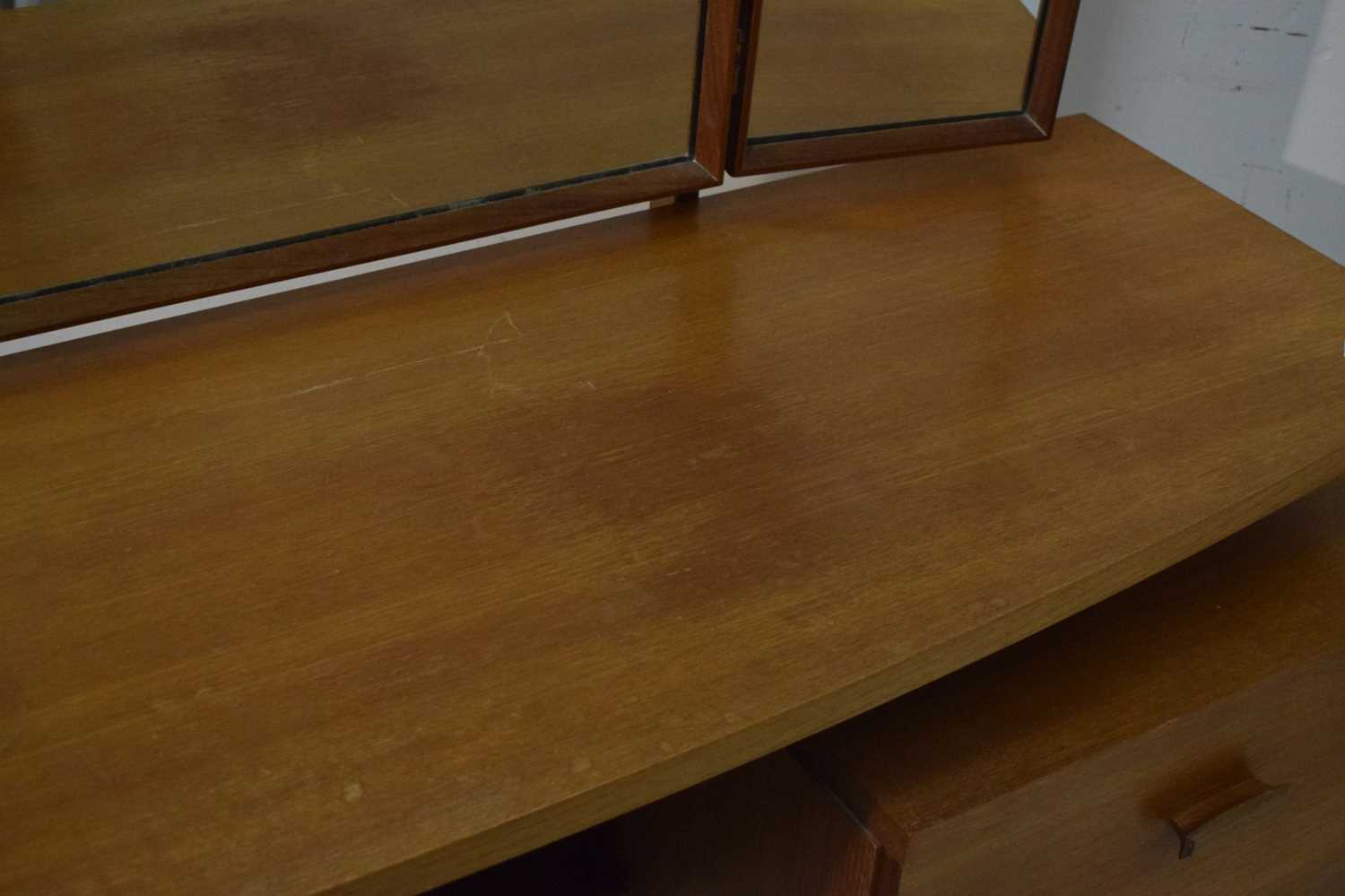 G-Plan teak mirror-backed dressing table - Image 3 of 6