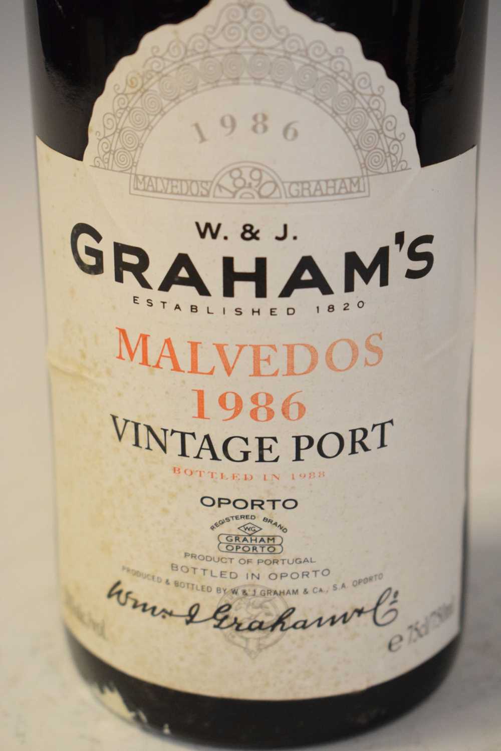 Graham's Malvedos vintage port, 1986, one bottle - Image 2 of 5