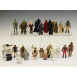 Collection of mainly 1980s Star Wars action figures