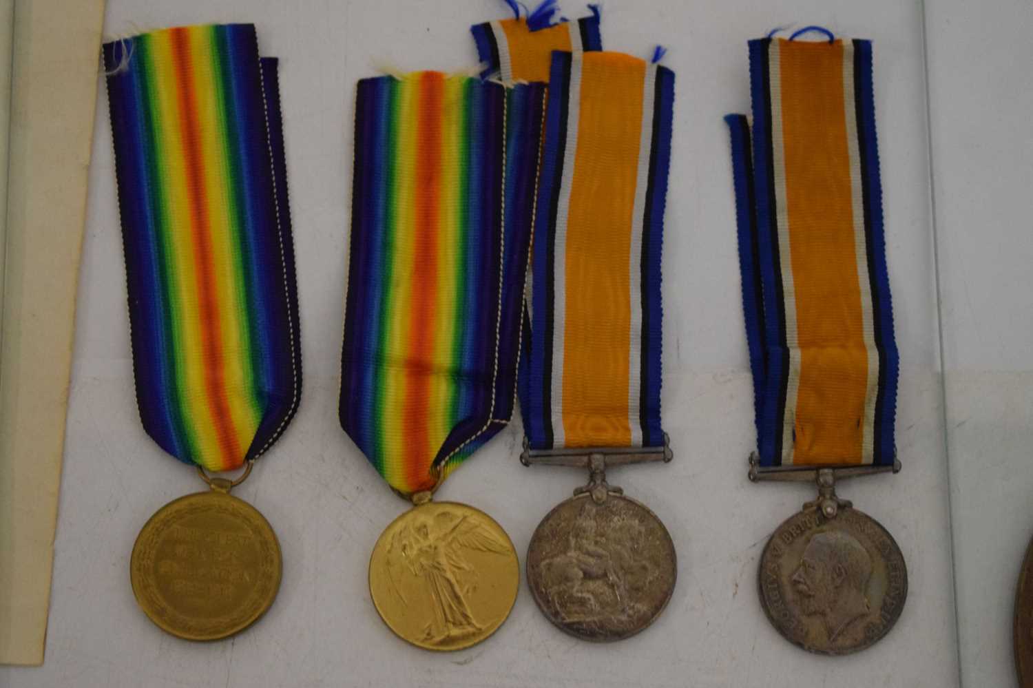 First World War Memorial Plaque and medals - Image 2 of 8