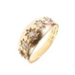 18ct gold gypsy-set ring