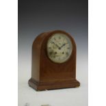 Early 20th Century inlaid mahogany mantel clock