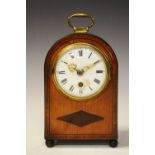 Small early 19th Century French inlaid mantel clock
