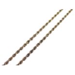 9ct gold rope-link necklace