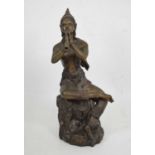 South East Asian brass figure