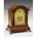 Winterhalder & Hofmeier - Early 20th Century German oak-cased bracket clock