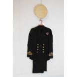 Naval interest: Royal Navy Lieutenant Commander uniform with cap