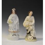 Two mid 19th Century Staffordshire figures