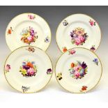 Four Derby dessert plates