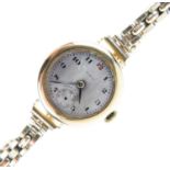 Elgin - Lady's 18K gold cased wristwatch