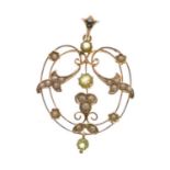 Art Nouveau pendant