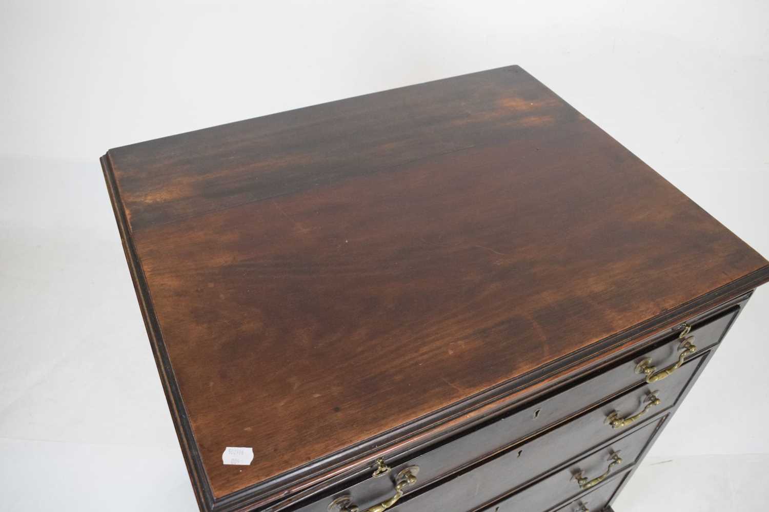 George III mahogany chest of drawers - Image 2 of 9