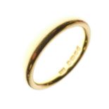 22ct gold wedding band