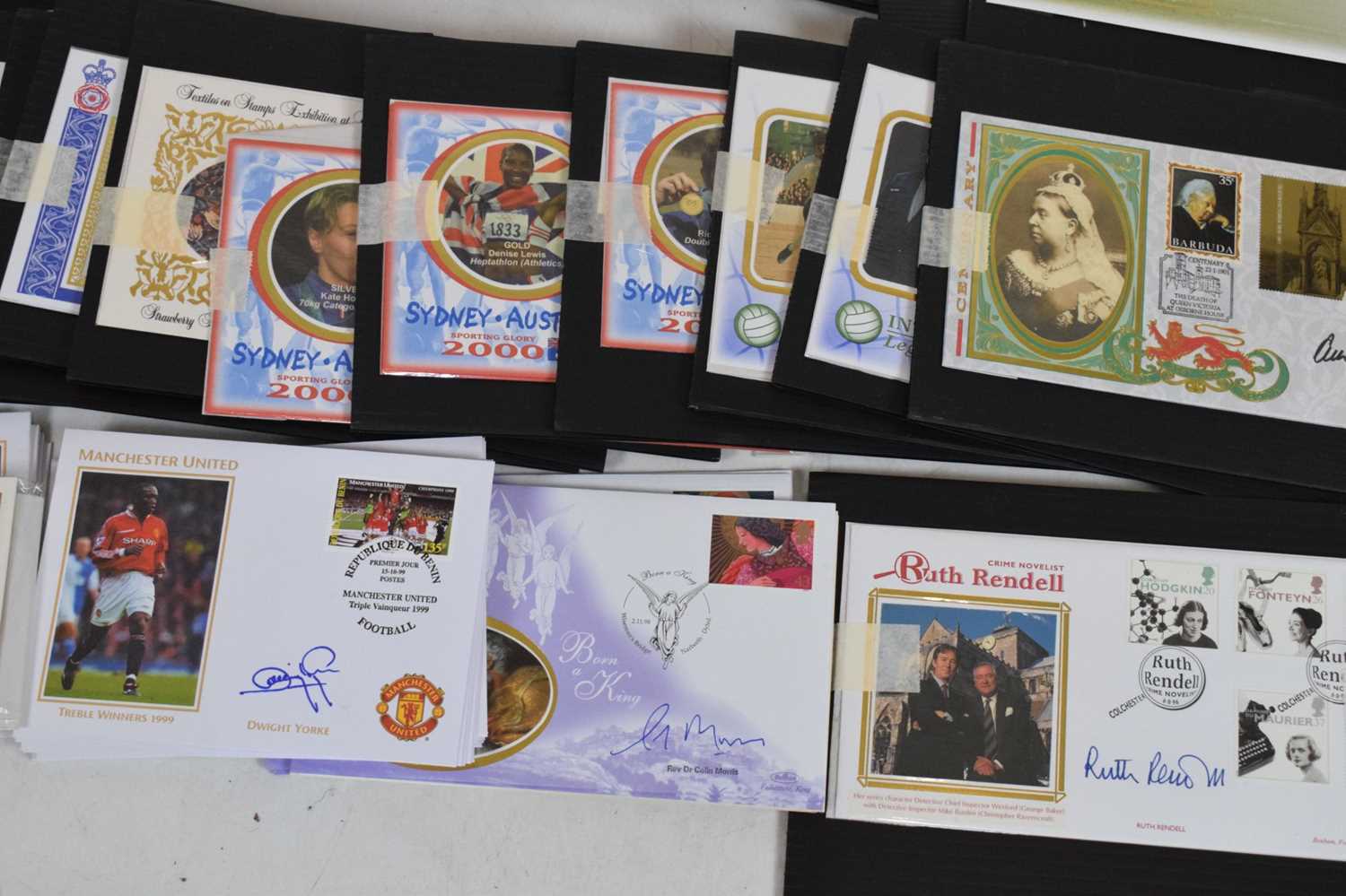 Quantity of signed commemorative stamps, First Day Covers, etc - Image 6 of 8