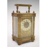 Early 20th Century brass cased carriage clock