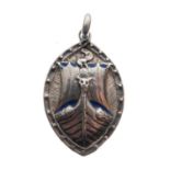 Alexander Ritchie, a silver longboat pendant