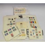 Folder of world stamps