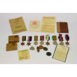 Two Second World War Medal Groups etc.