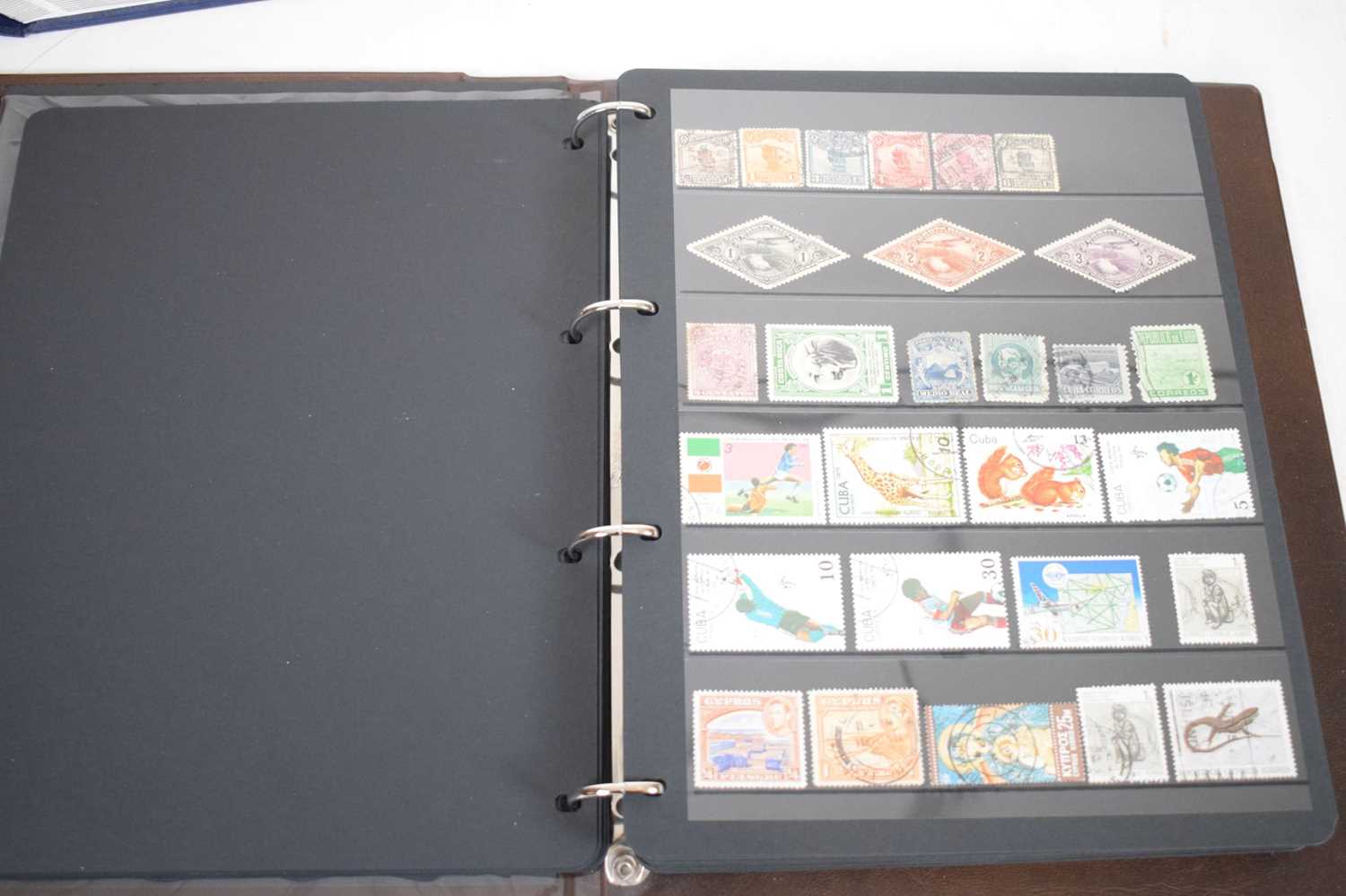 Stock album of GB stamps together with two albums of world stamps - Image 6 of 8