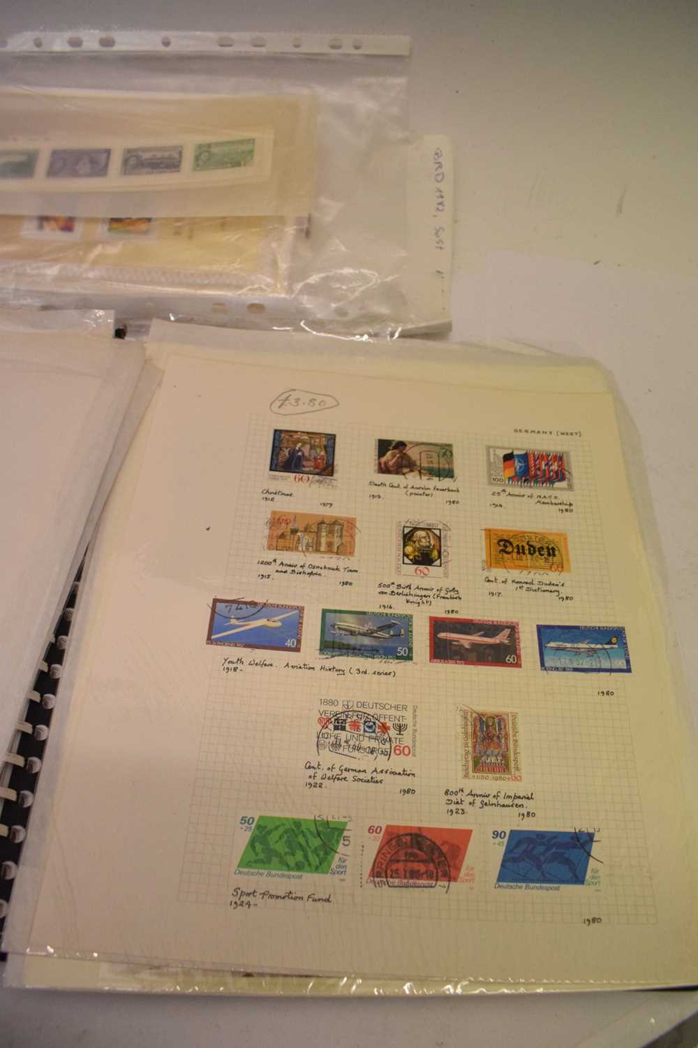 Folder of world stamps - Image 2 of 3