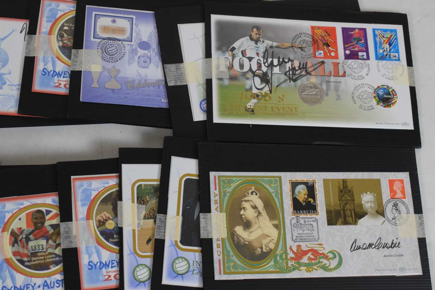 Quantity of signed commemorative stamps, First Day Covers, etc - Image 4 of 8