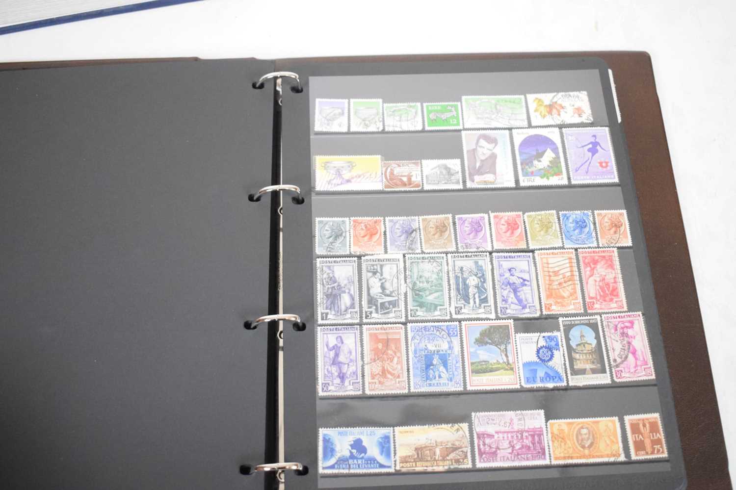 Stock album of GB stamps together with two albums of world stamps - Image 7 of 8