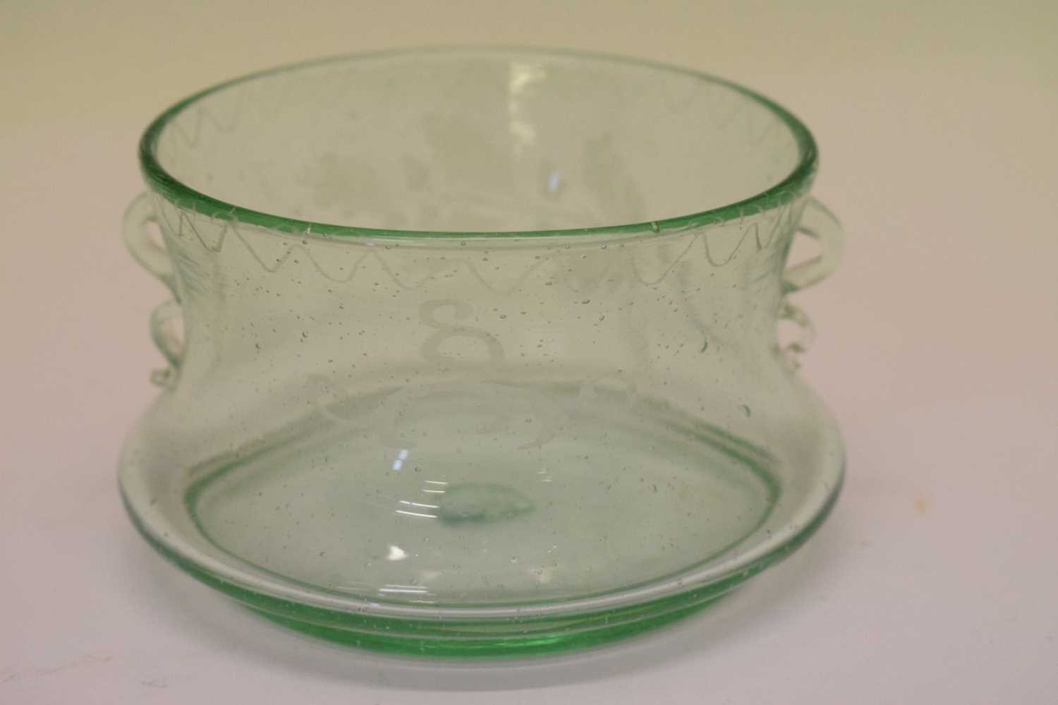 Group of green soda glass - Image 3 of 9