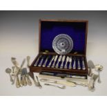 Quantity of silver cutlery, etc