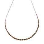 9ct gold rope link necklace
