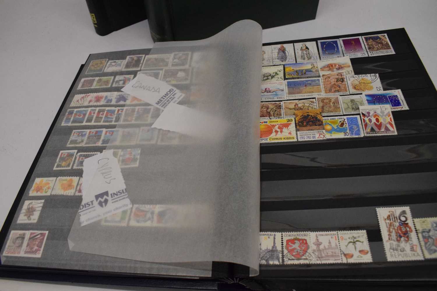 Quantity of GB and world stamps in five albums - Image 4 of 9